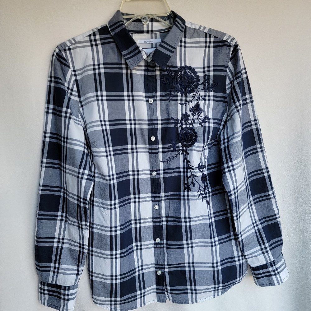 NWOT Charter Club cotton button down shirt, size 8